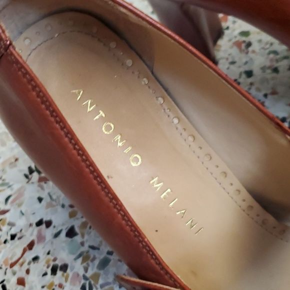 Antonio Melani brown mary jane heels 8.5 - Picture 3 of 8